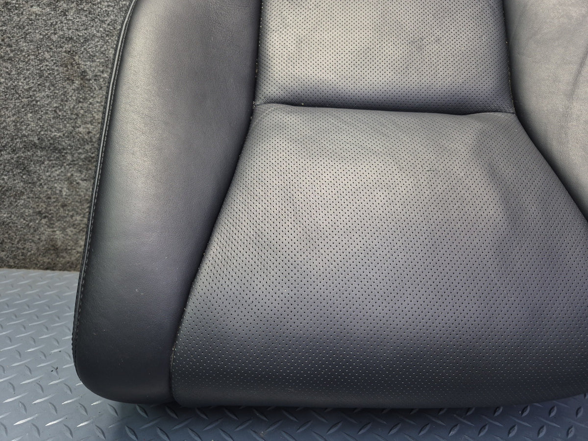 2010 Lexus UVF46L LS600h Rear Left Seat Lower Leather Cushion Black OEM