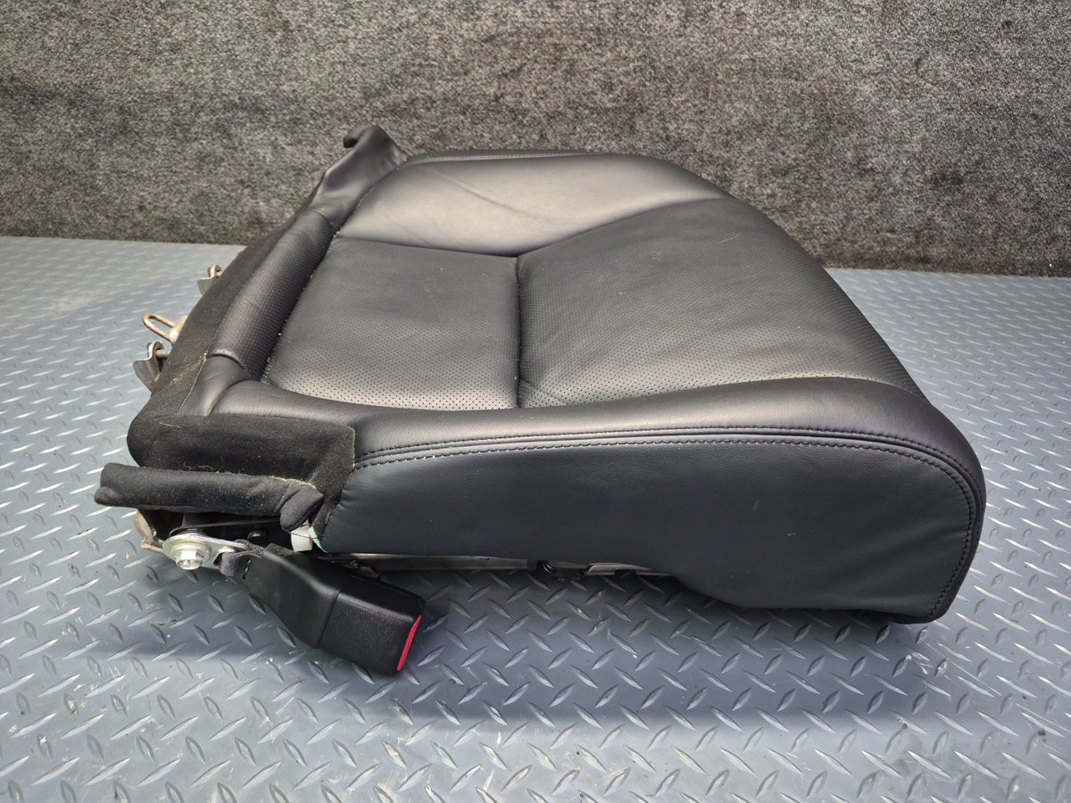 2010 Lexus UVF46L LS600h Rear Left Seat Lower Leather Cushion Black OEM