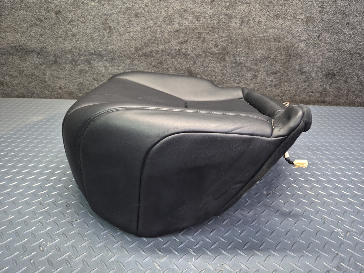 2010 Lexus UVF46L LS600h Rear Left Seat Lower Leather Cushion Black OEM