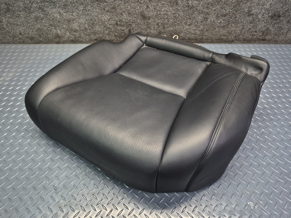 2010 Lexus UVF46L LS600h Rear Left Seat Lower Leather Cushion Black OEM