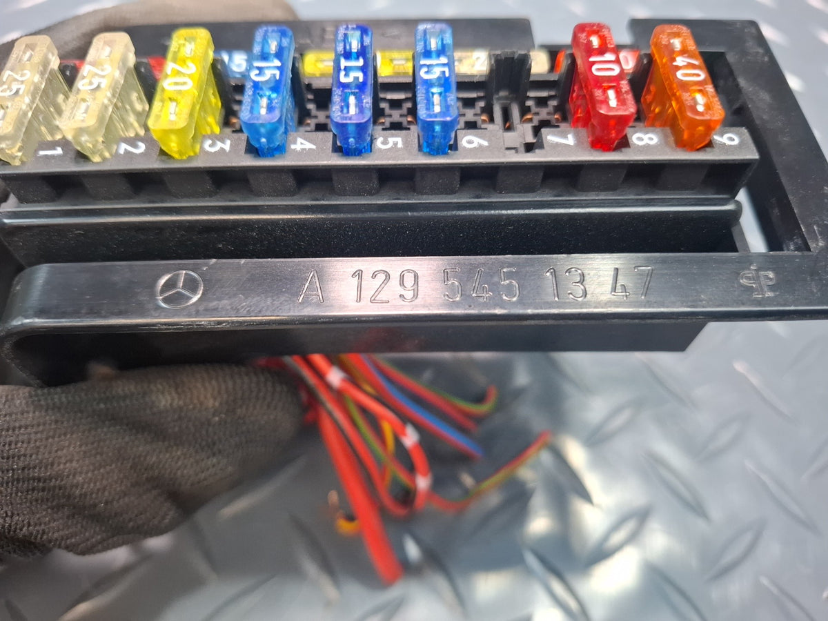 94-02 Mercedes R129 SL500 Rear Trunk Fuse Relay Box Module 1295451347 OEM