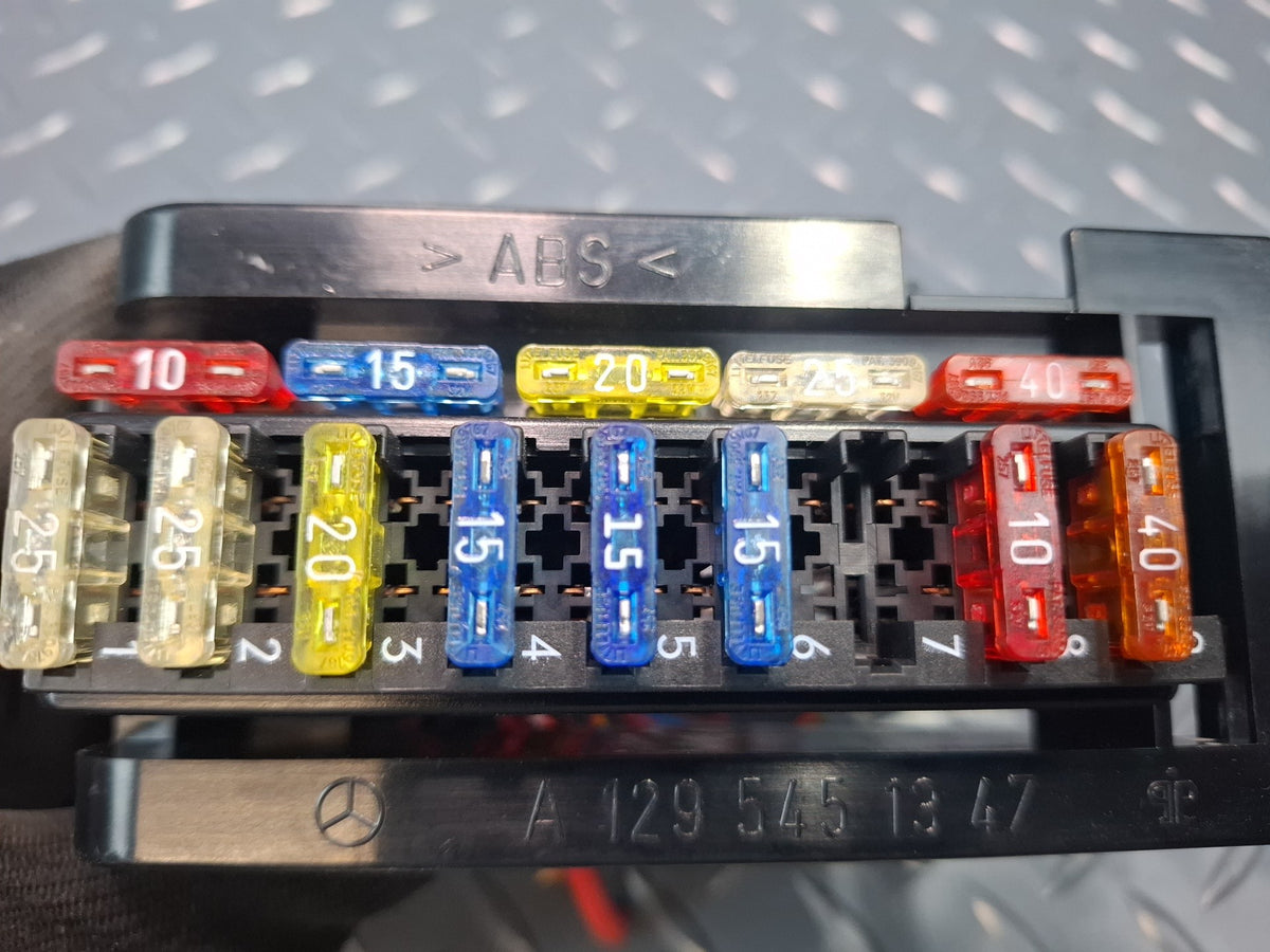 94-02 Mercedes R129 SL500 Rear Trunk Fuse Relay Box Module 1295451347 OEM