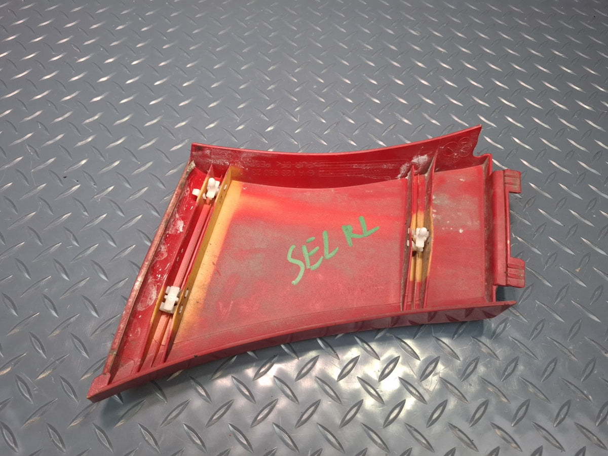 94-02 Mercedes R129 SL Rear Left & Right Quarter Trim Molding Panel Set RED OEM