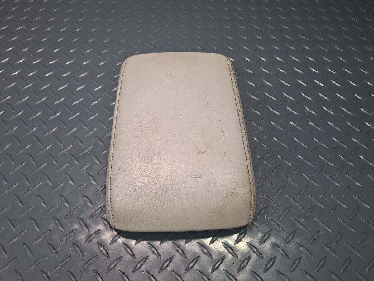 10-17 Audi S5 RS5 8F7 Conv Center Console Leather Armrest Lid Cover Silver OEM