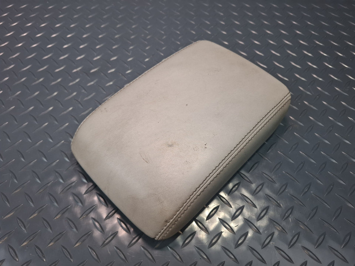 10-17 Audi S5 RS5 8F7 Conv Center Console Leather Armrest Lid Cover Silver OEM