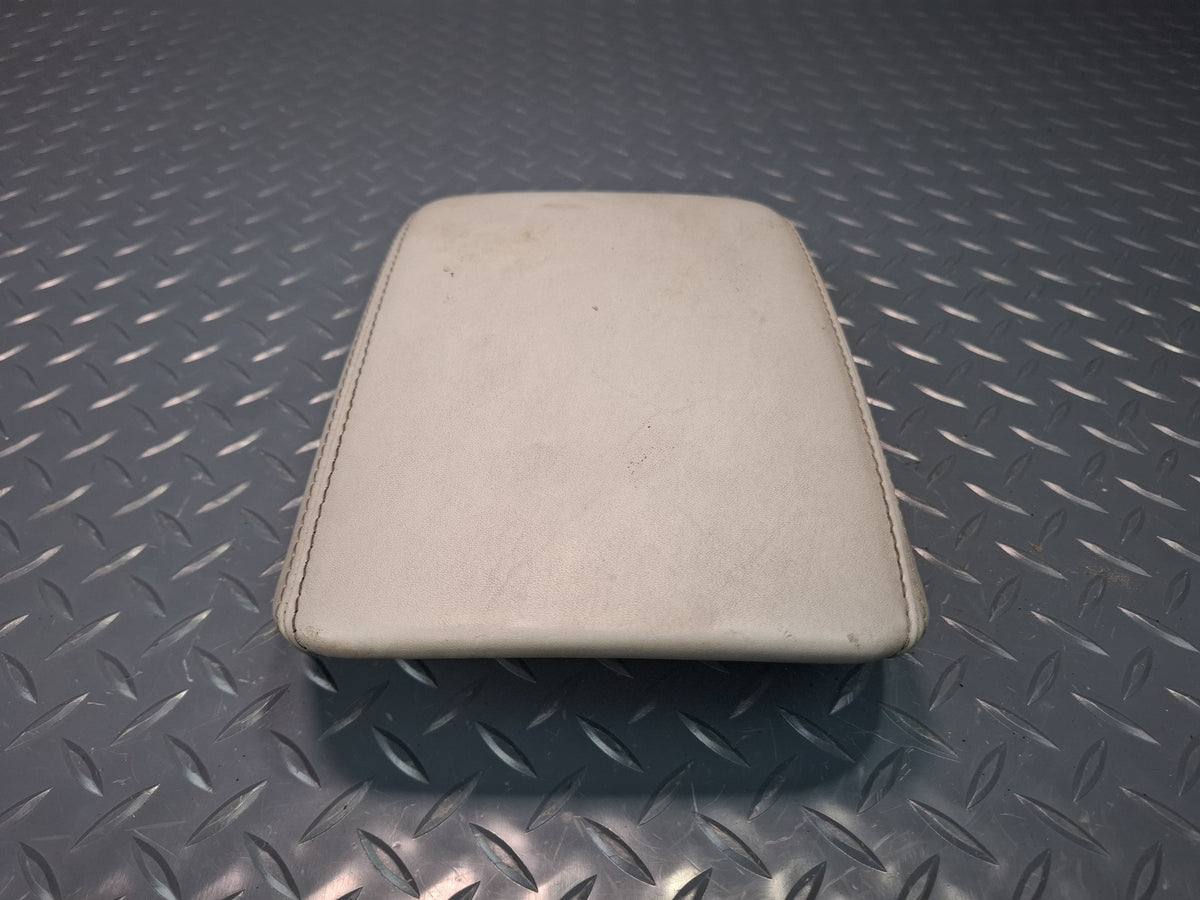10-17 Audi S5 RS5 8F7 Conv Center Console Leather Armrest Lid Cover Silver OEM