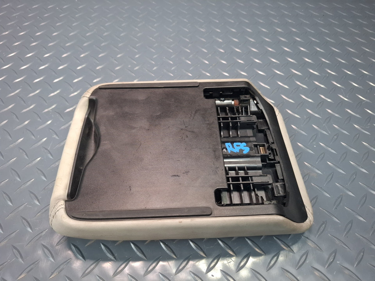 10-17 Audi S5 RS5 8F7 Conv Center Console Leather Armrest Lid Cover Silver OEM