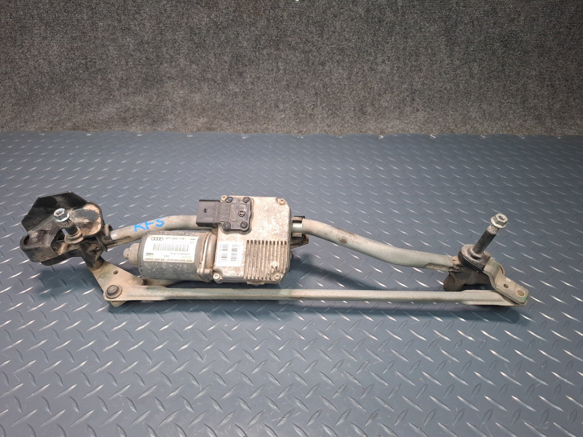 10-16 Audi S5 RS5 8F7 Convertible Windshield Wiper Linkage w Motor 8F1955119 OEM