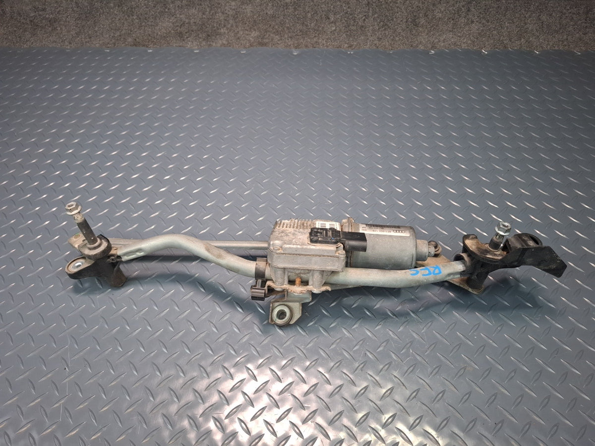 10-16 Audi S5 RS5 8F7 Convertible Windshield Wiper Linkage w Motor 8F1955119 OEM