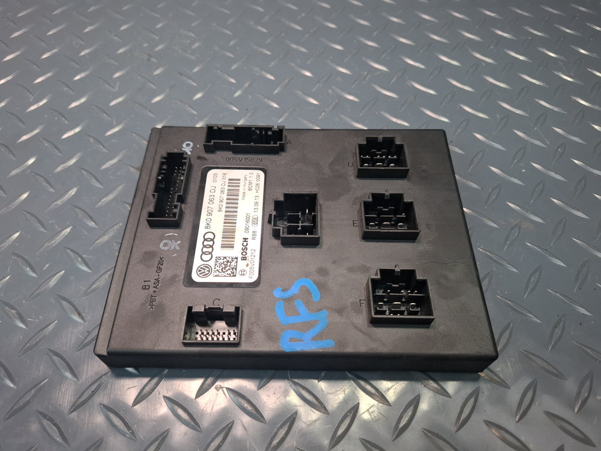 13-15 Audi RS5 8F7 Convertible Body Control Module BCM 8K0907063DJ OEM