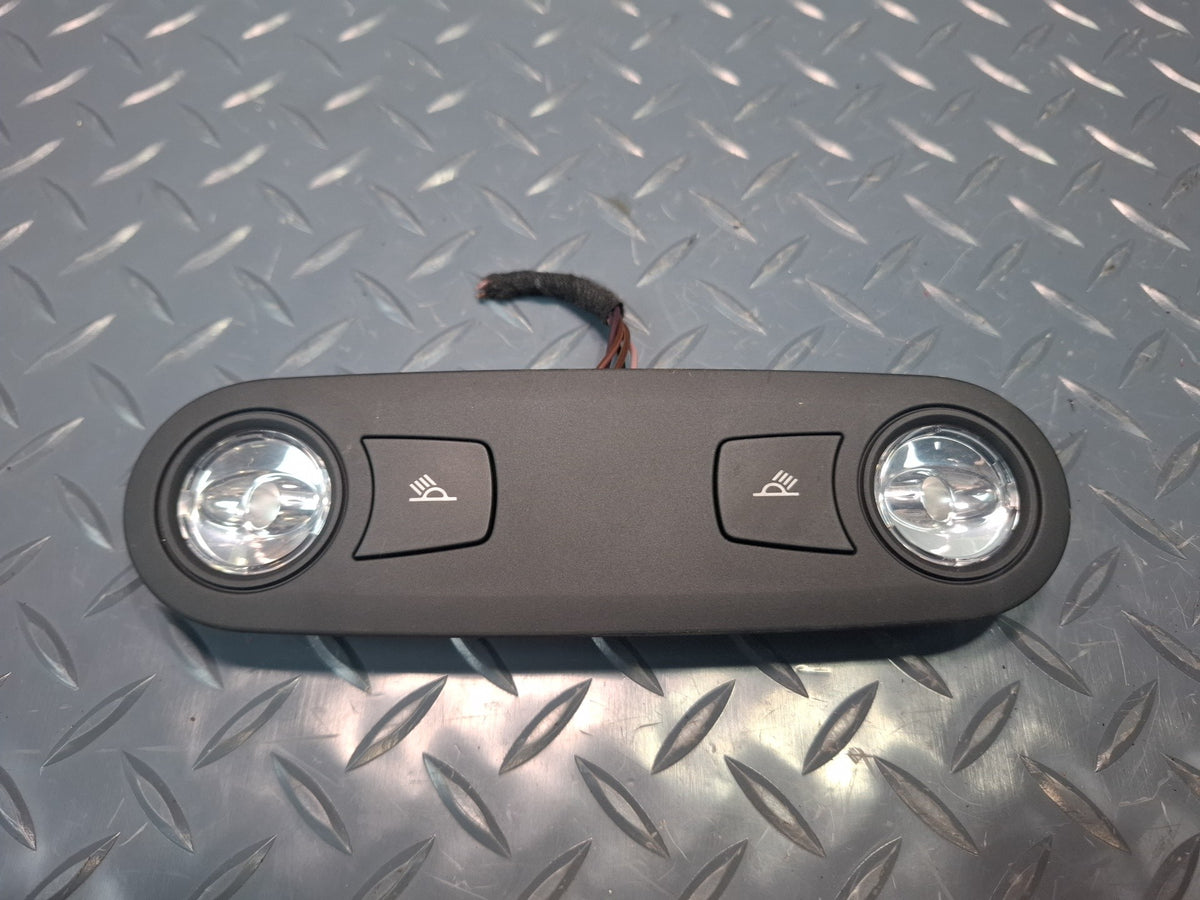 10-15 Audi A5 S5 RS5 8F7 Convert Front & Rear Overhead Dome Light Black Set OEM