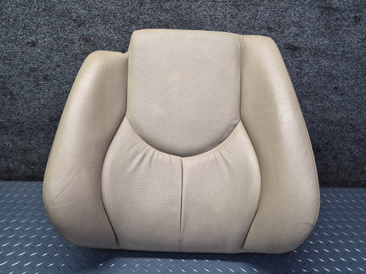 96-02 Mercedes R129 SL500 Front Right Seat Upper Perforated Leather Cushion OEM