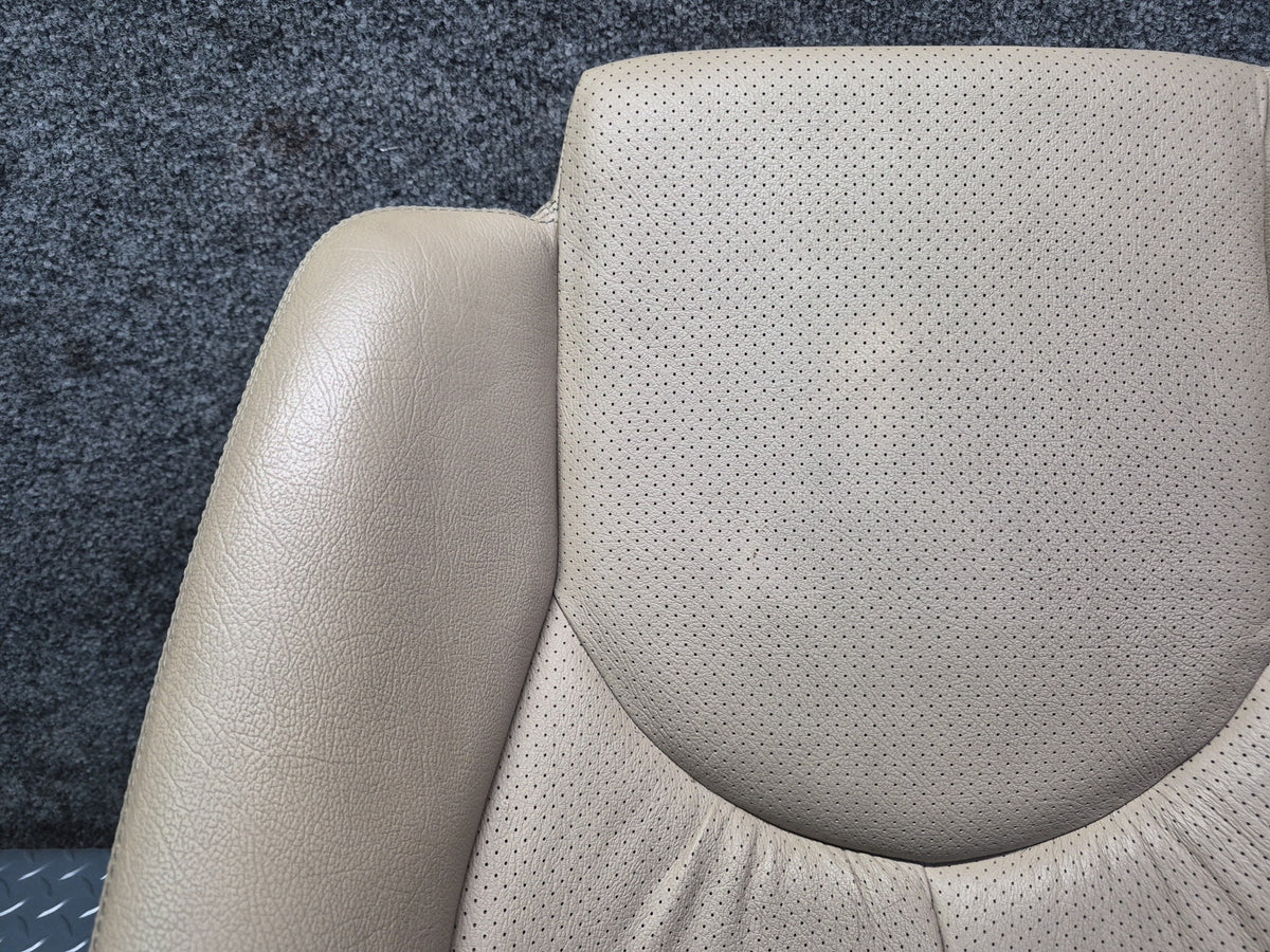 96-02 Mercedes R129 SL500 Front Right Seat Upper Perforated Leather Cushion OEM