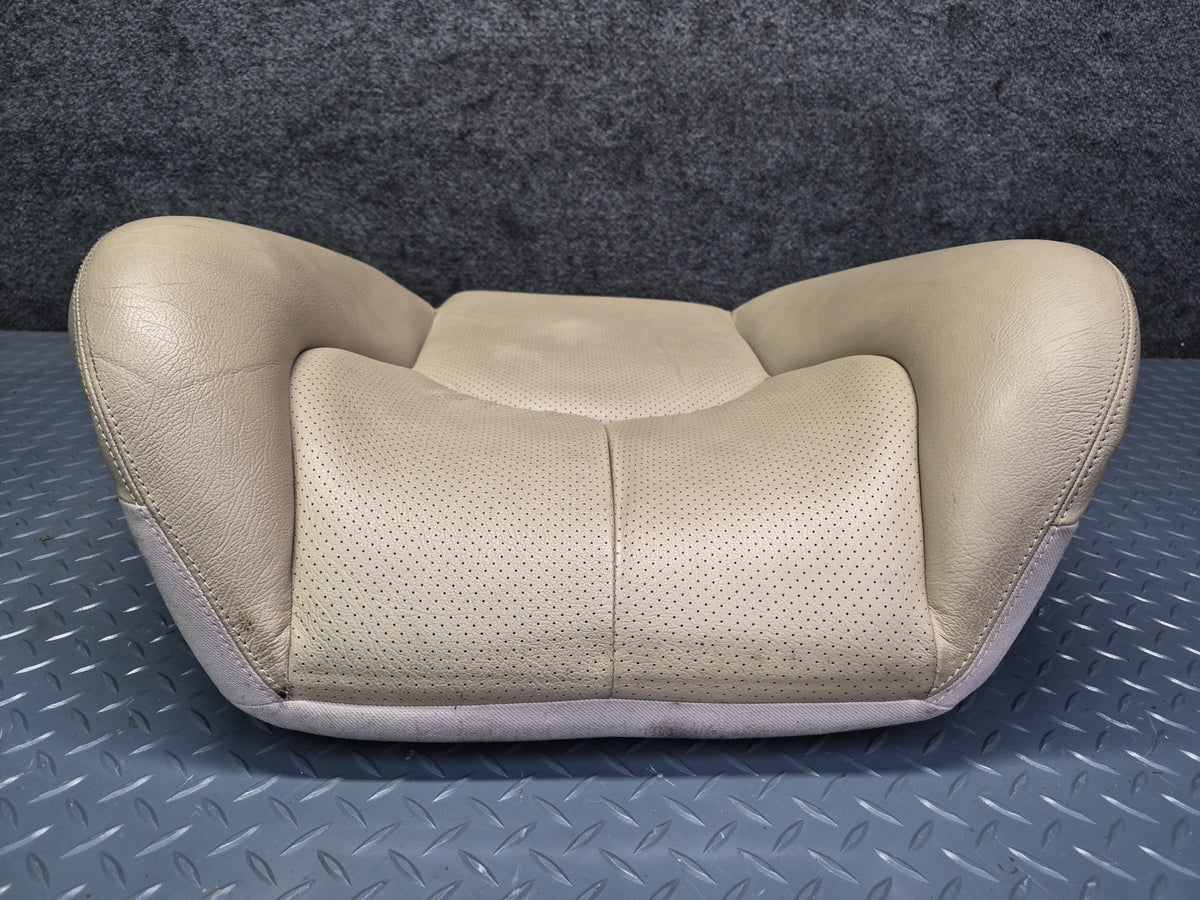 96-02 Mercedes R129 SL500 Front Right Seat Upper Perforated Leather Cushion OEM