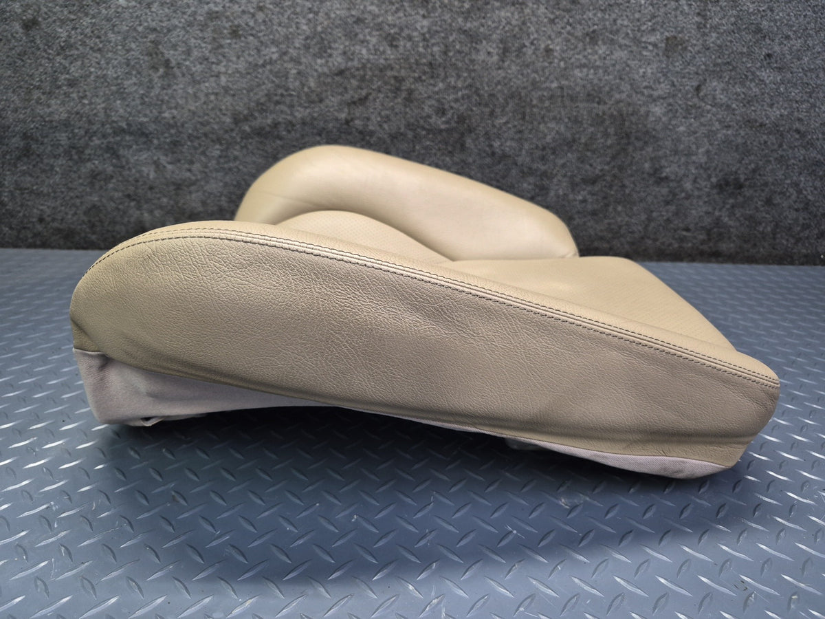 96-02 Mercedes R129 SL500 Front Right Seat Upper Perforated Leather Cushion OEM