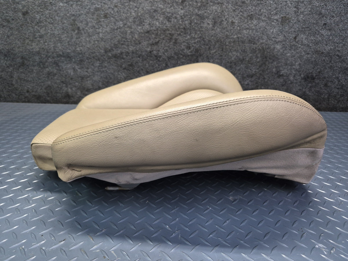 96-02 Mercedes R129 SL500 Front Right Seat Upper Perforated Leather Cushion OEM