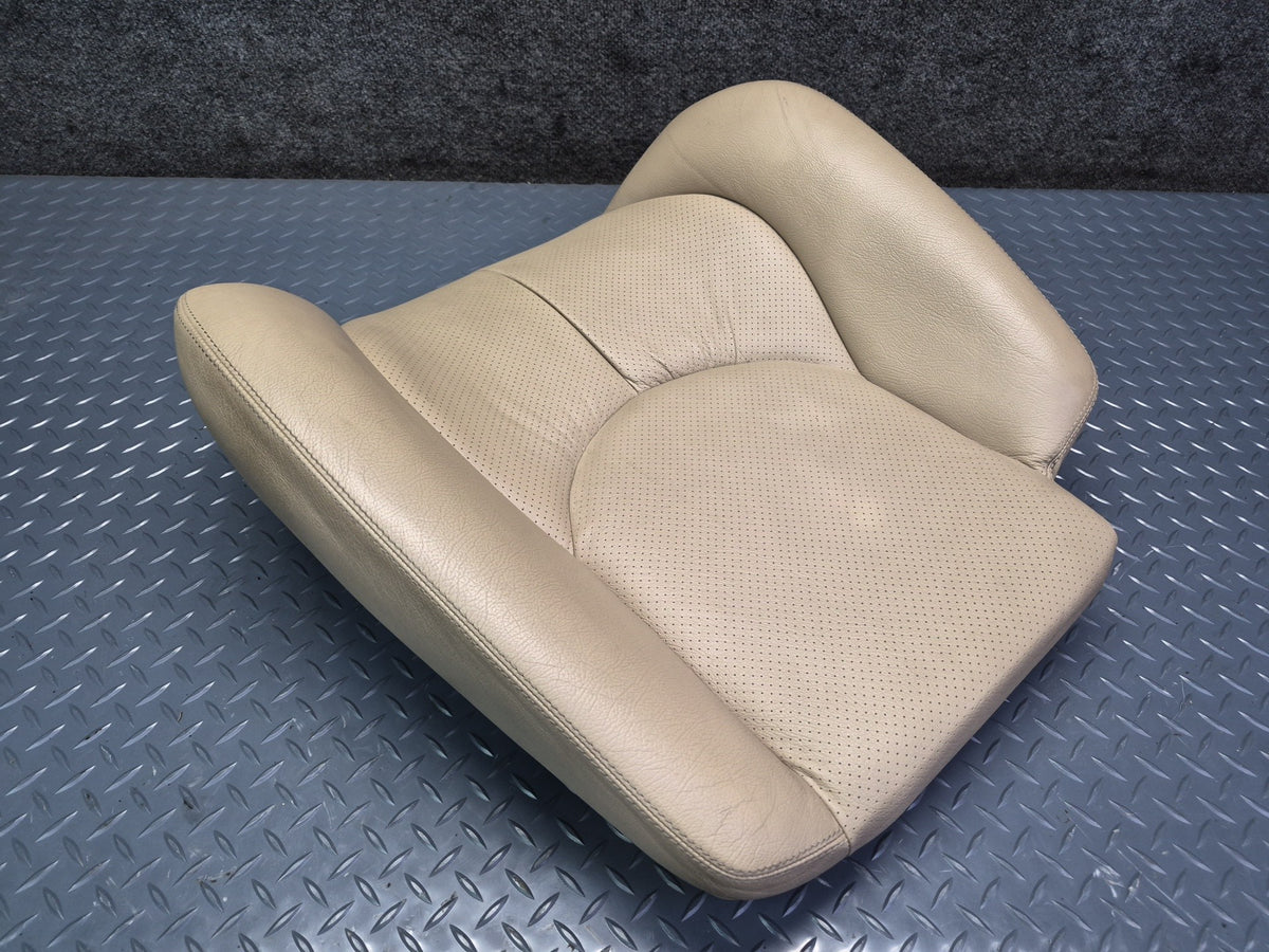 96-02 Mercedes R129 SL500 Front Right Seat Upper Perforated Leather Cushion OEM