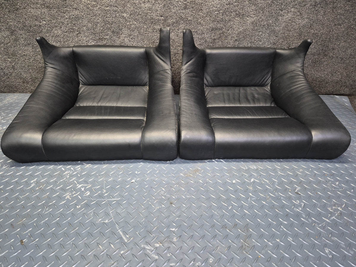 1994-1997 BMW E31 840Ci Front & Rear Leather Seat Black Set Defected