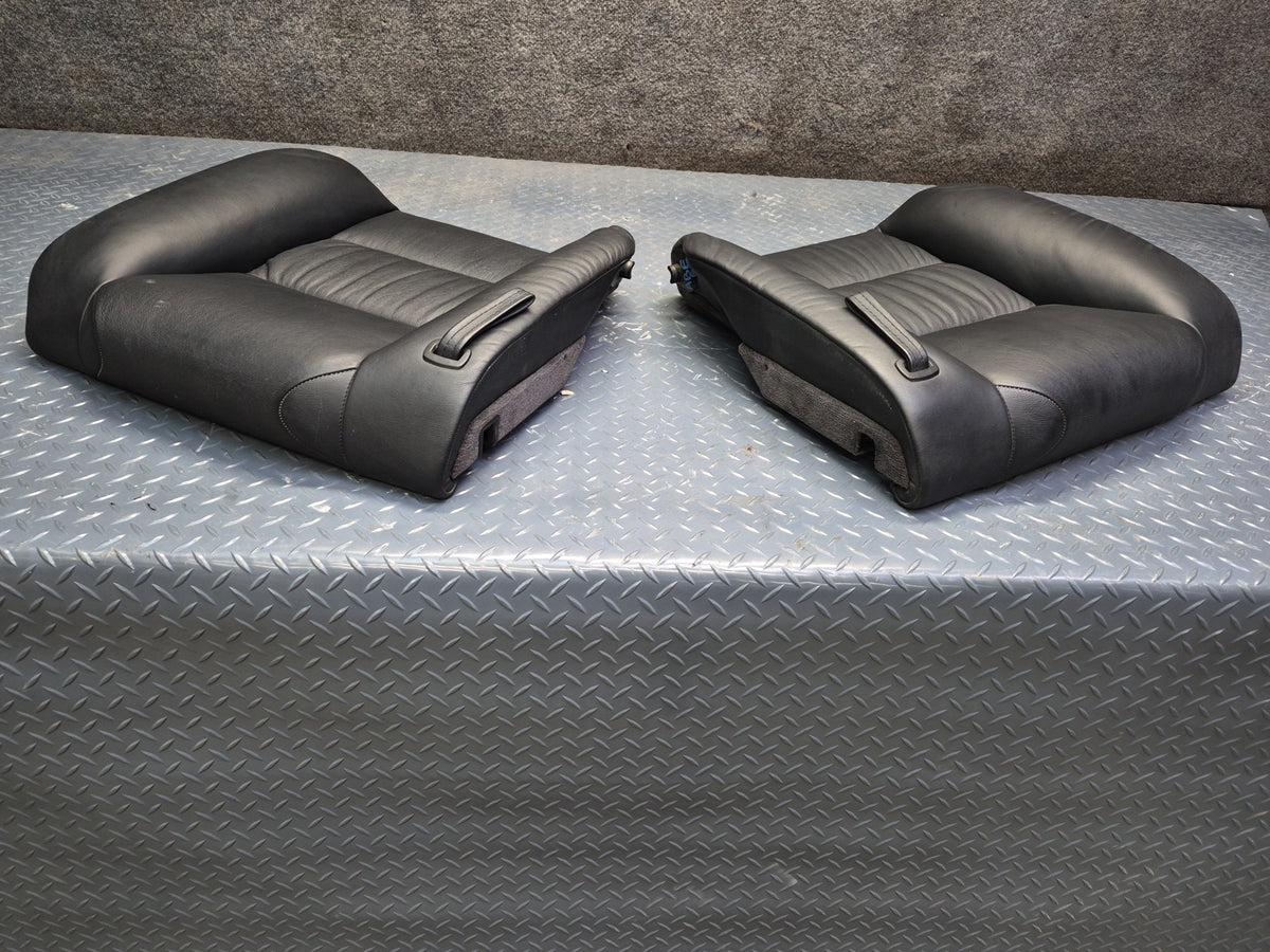 1994-1997 BMW E31 840Ci Front & Rear Leather Seat Black Set Defected