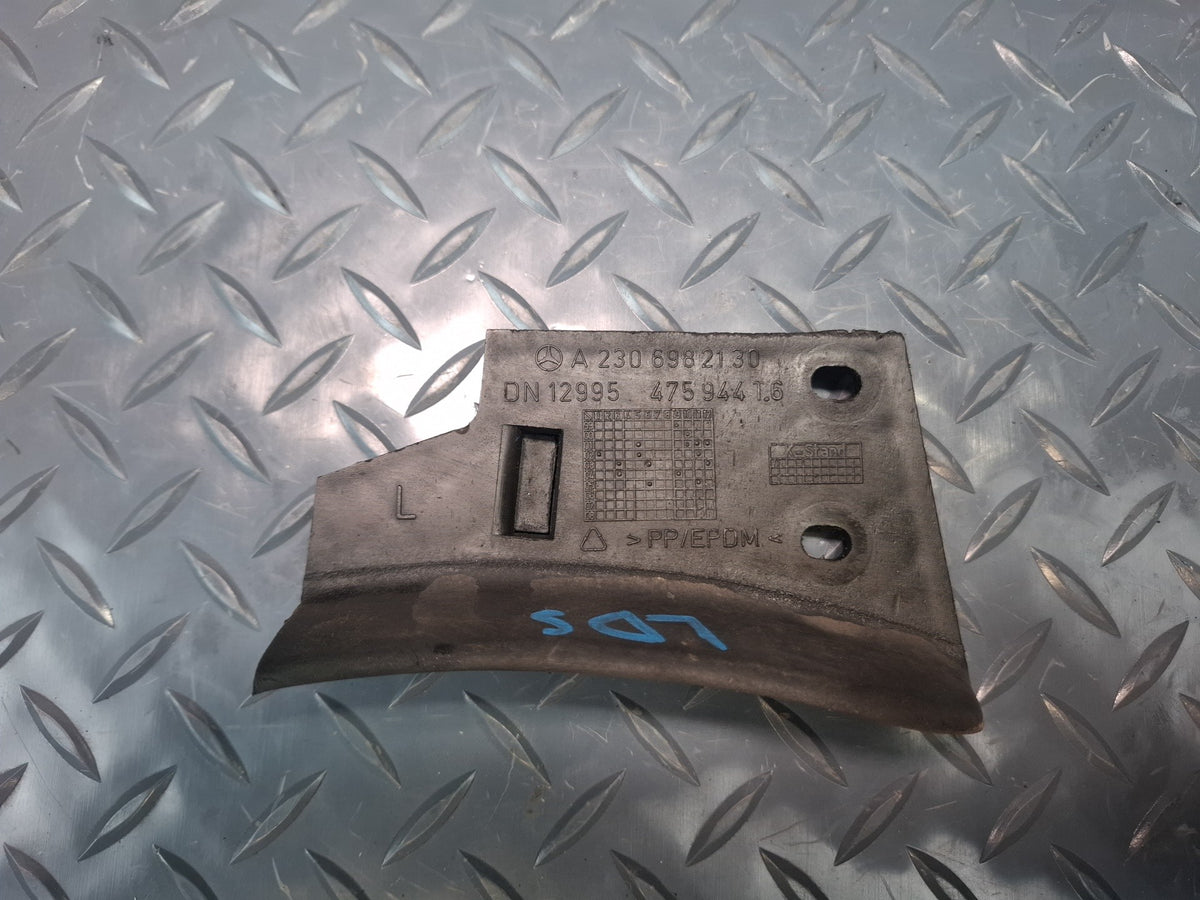 03-12 Mercedes R230 SL500 SL550 Rear Right Left Rocker Panel Molding Cap Set OEM
