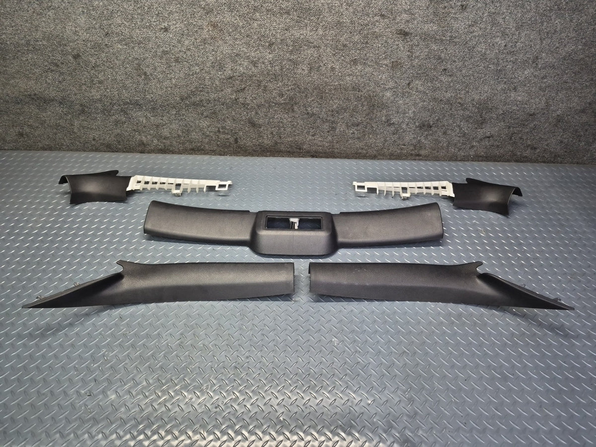 02-05 Ford Thunderbird Windshield Headliner A Pillar Trim Cover Panel Set Dmgd