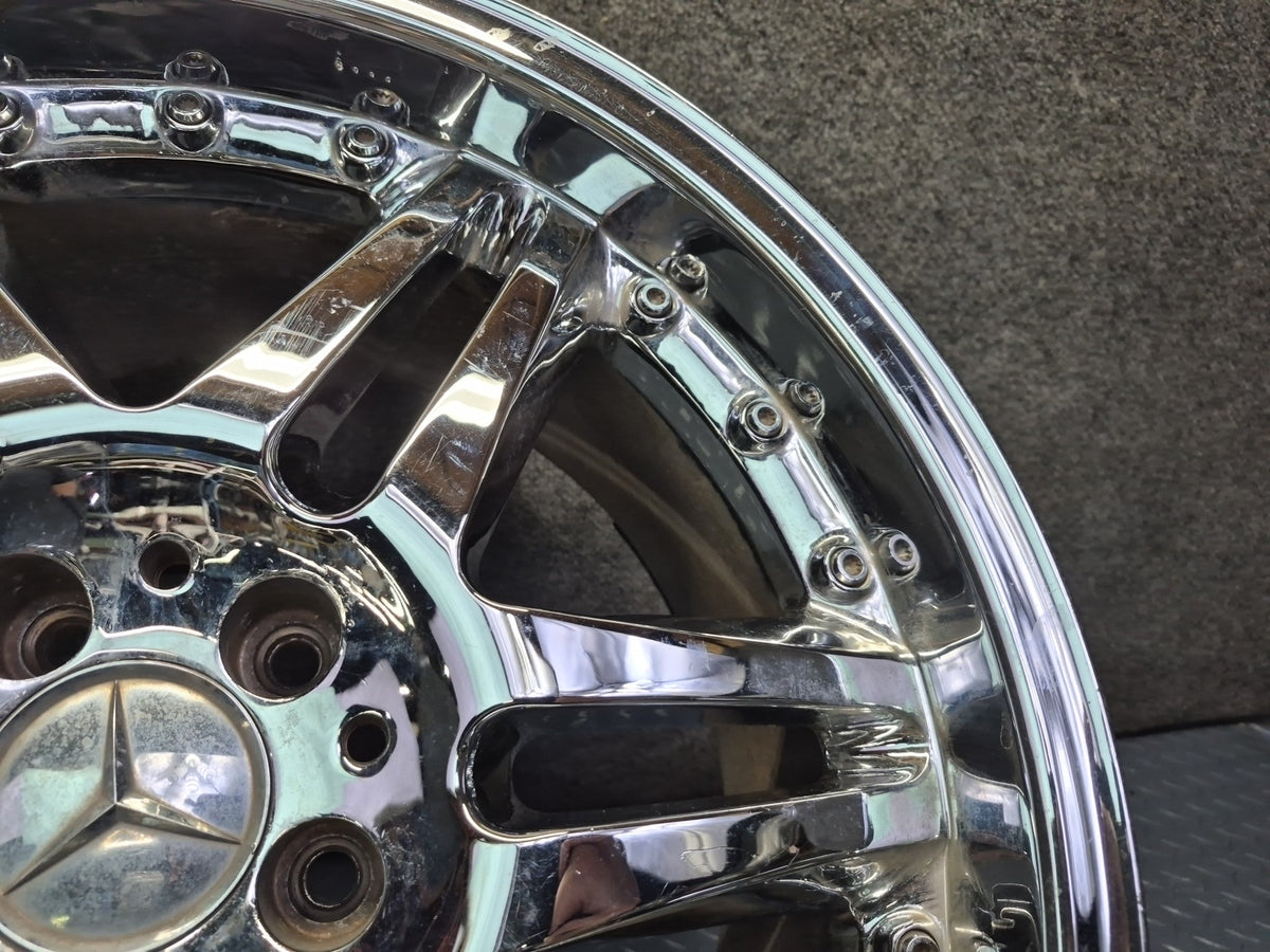 Brabus Monoblock VI Style R19" Alloy Wheel Rim 19X9.5J ET37 Chrome Aftermarket