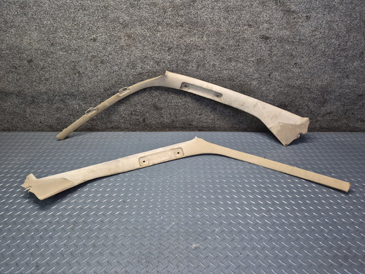 93-99 Toyota Hiace KZH106W Set of 2 Interior A Pillar Trim Cover Panel Beige OEM