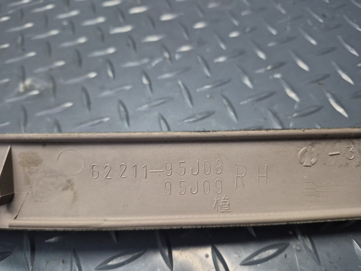 93-99 Toyota Hiace KZH106W Set of 2 Interior A Pillar Trim Cover Panel Beige OEM