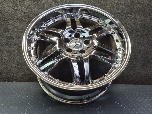 Brabus Monoblock VI Style R19" Alloy Wheel Rim 19X9.5J ET37 Chrome Aftermarket