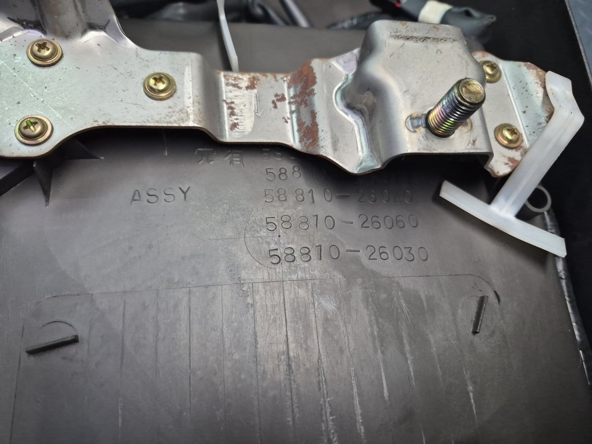 93-95 Toyota Hiace KZH106W Front Center Console Armrest Trim Panel w Switch OEM