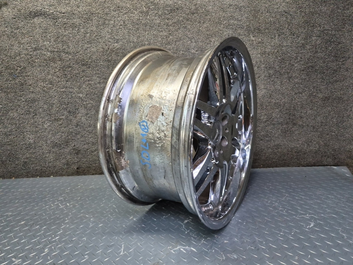 Brabus Monoblock VI Style R19" Alloy Wheel Rim 19X9.5J ET37 Chrome Aftermarket