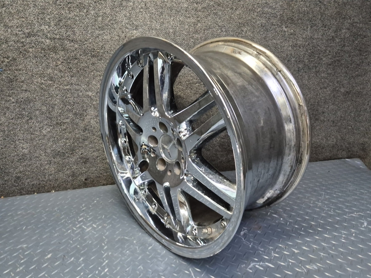 Brabus Monoblock VI Style R19" Alloy Wheel Rim 19X9.5J ET37 Chrome Aftermarket