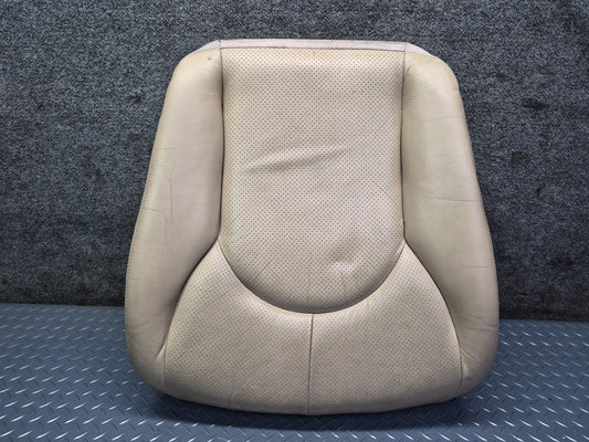 96-02 Mercedes R129 Front Right Seat Lower Perforated Leather Cushion OEM