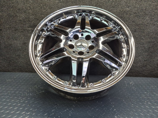 Brabus Monoblock VI Style R19" Alloy Wheel Rim 19X8.5J ET37 Chrome Aftermarket