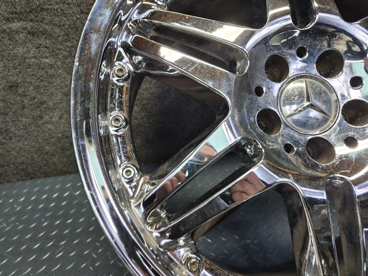 Brabus Monoblock VI Style R19" Alloy Wheel Rim 19X8.5J ET37 Chrome Aftermarket