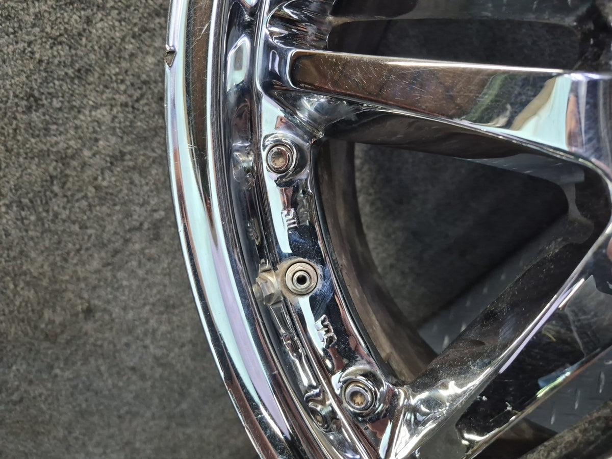Brabus Monoblock VI Style R19" Alloy Wheel Rim 19X8.5J ET37 Chrome Aftermarket