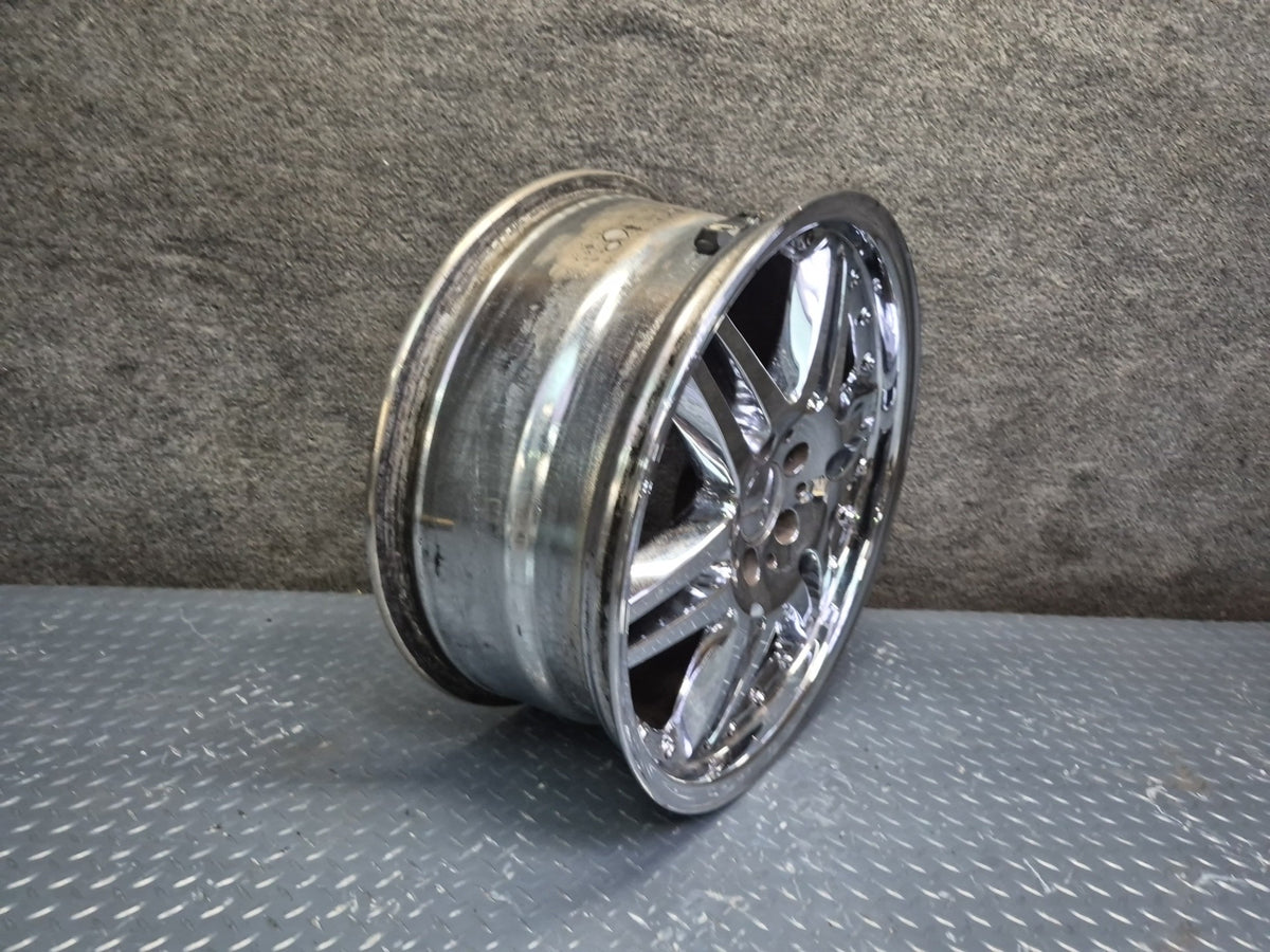 Brabus Monoblock VI Style R19" Alloy Wheel Rim 19X8.5J ET37 Chrome Aftermarket