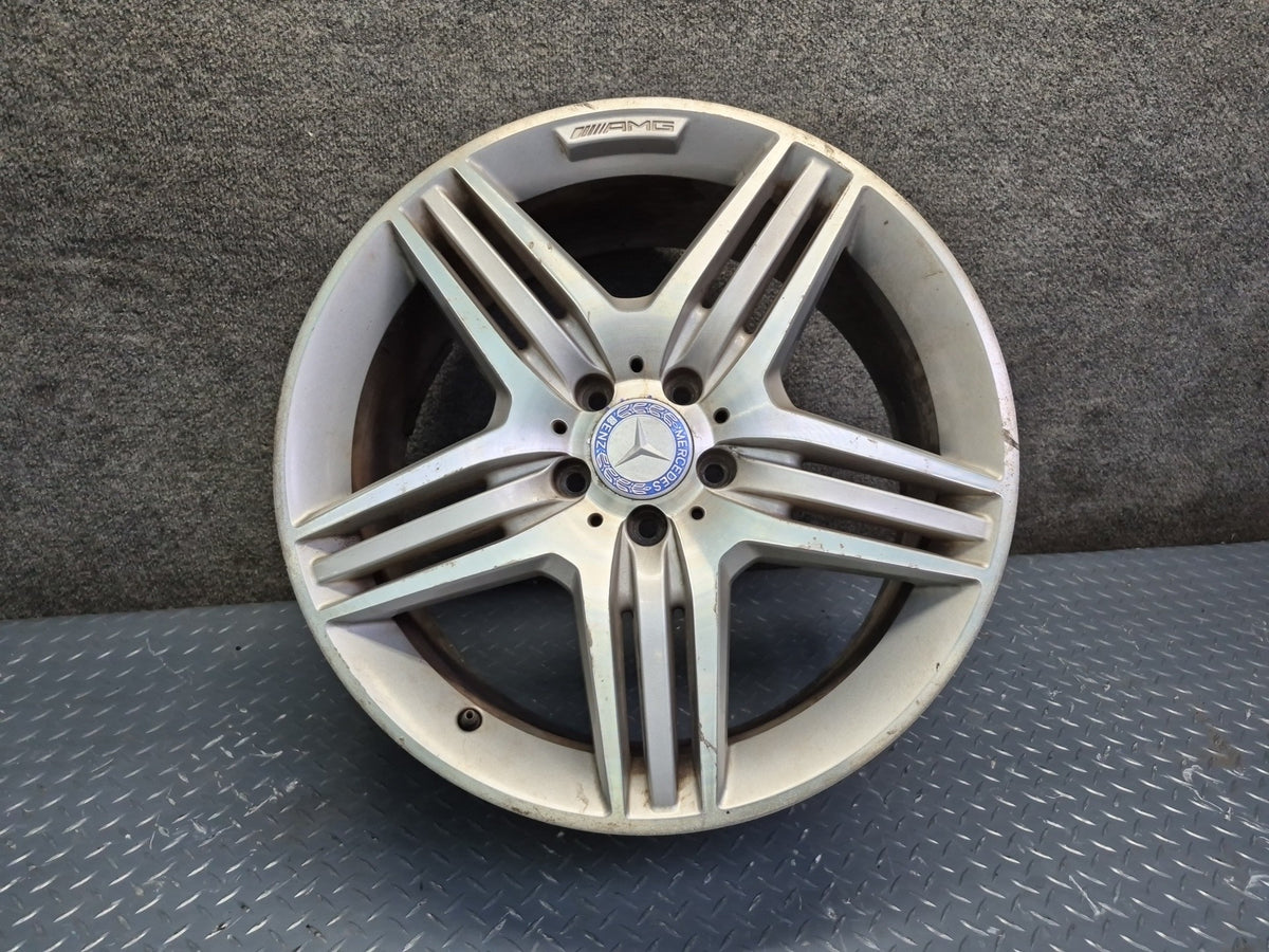 09-13 Mercedes W221 AMG Front 19" R19 Wheel Rim 19x8.5 ET43 Silver OEM