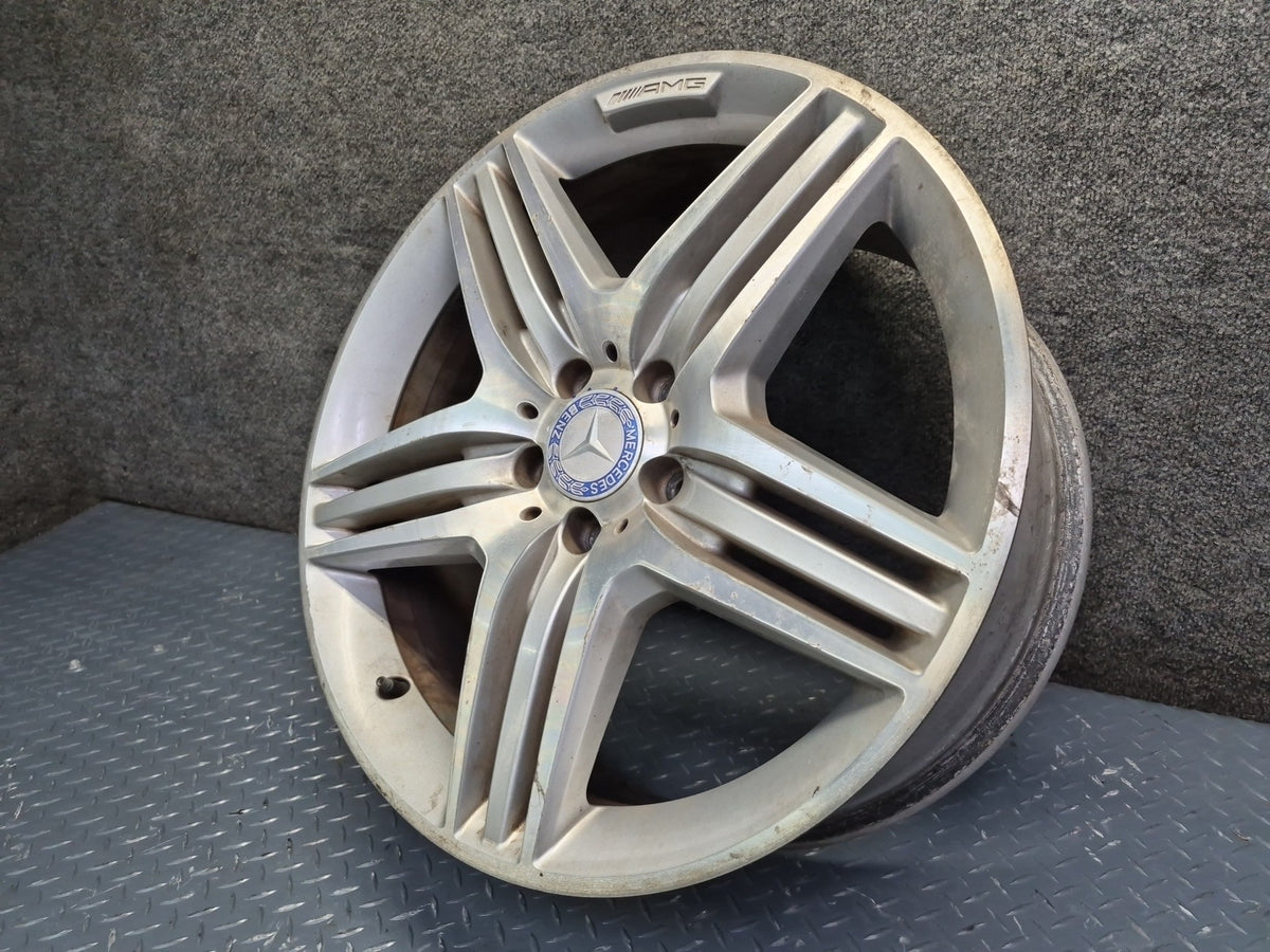 09-13 Mercedes W221 AMG Front 19" R19 Wheel Rim 19x8.5 ET43 Silver OEM