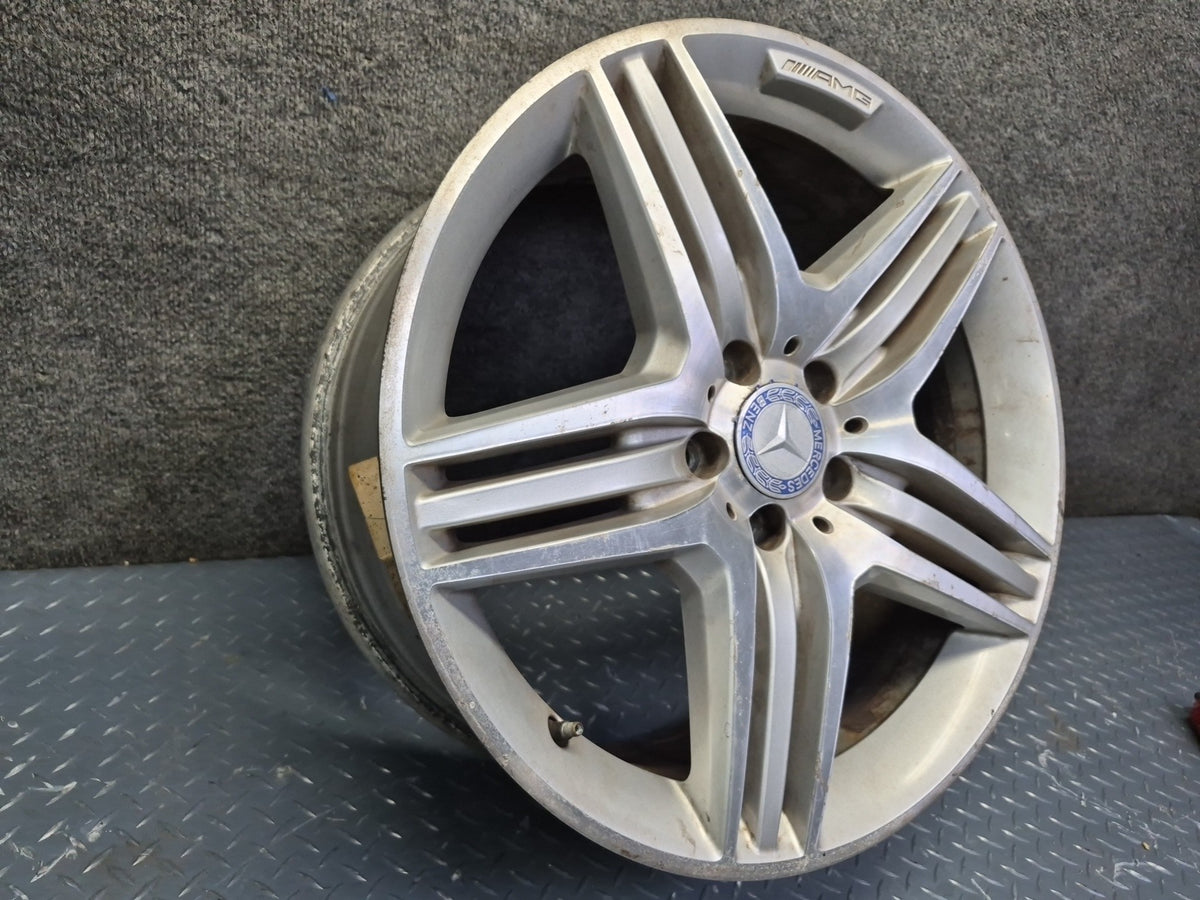 09-13 Mercedes W221 AMG Front 19" R19 Wheel Rim 19x8.5 ET43 Silver OEM