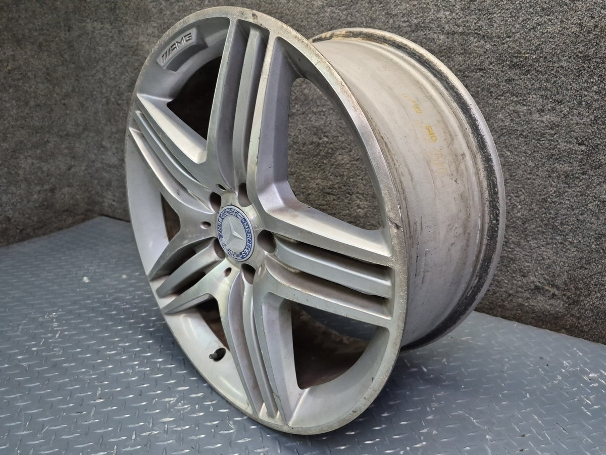 09-13 Mercedes W221 AMG Front 19" R19 Wheel Rim 19x8.5 ET43 Silver OEM