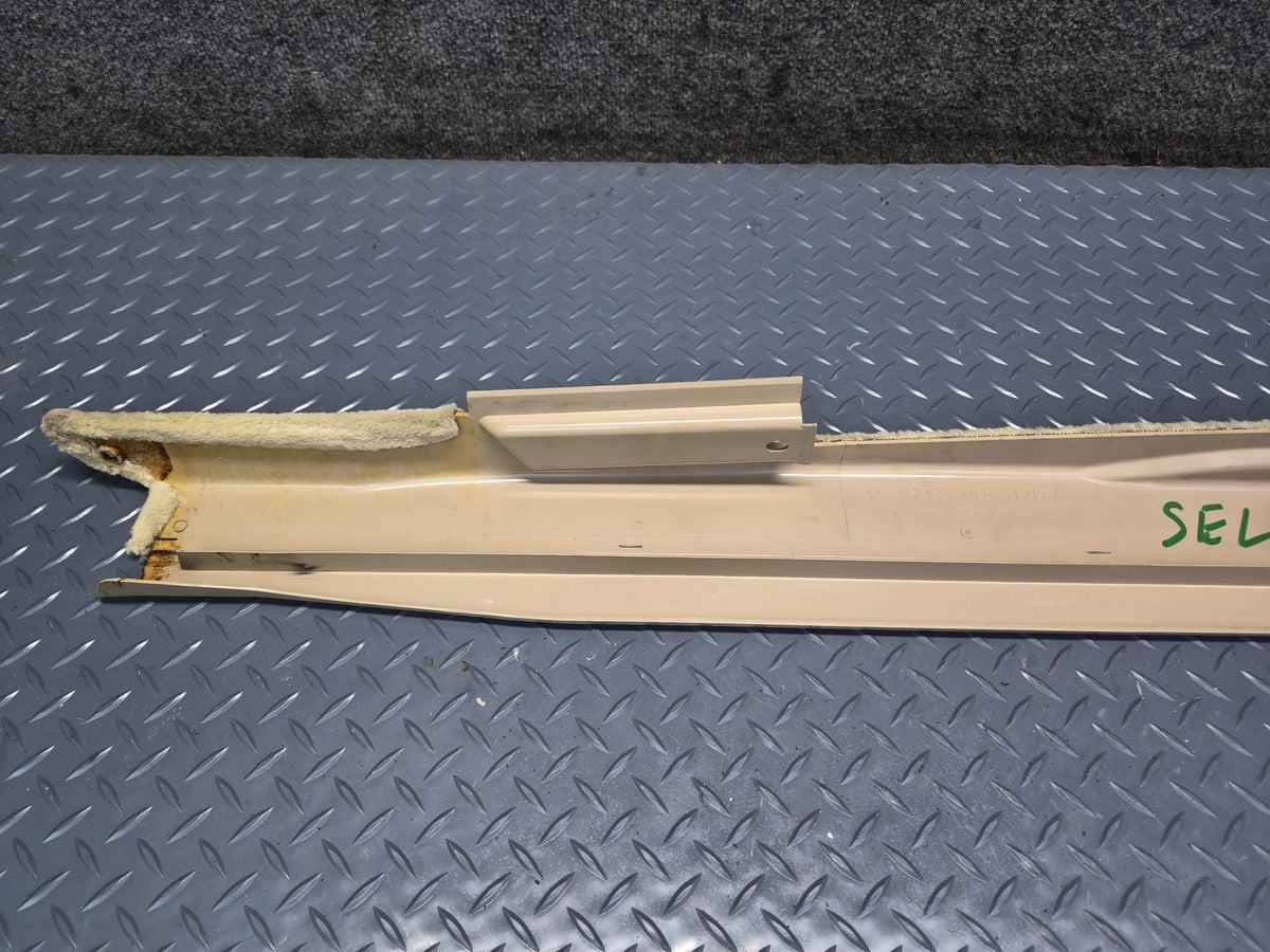 94-02 Mercedes R129 SL500 Right Door Scuff Sill Plate Trim Panel 1296800235 OEM