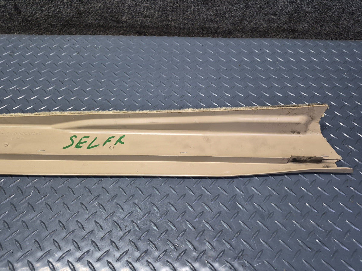 94-02 Mercedes R129 SL500 Right Door Scuff Sill Plate Trim Panel 1296800235 OEM
