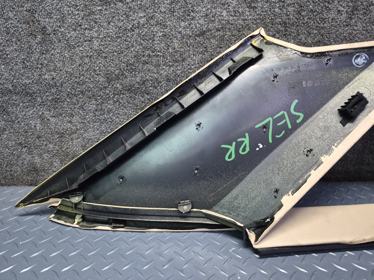 94-02 Mercedes R129 SL Rear Right Hard TOP Interior Trim Panel 1297950416 OEM