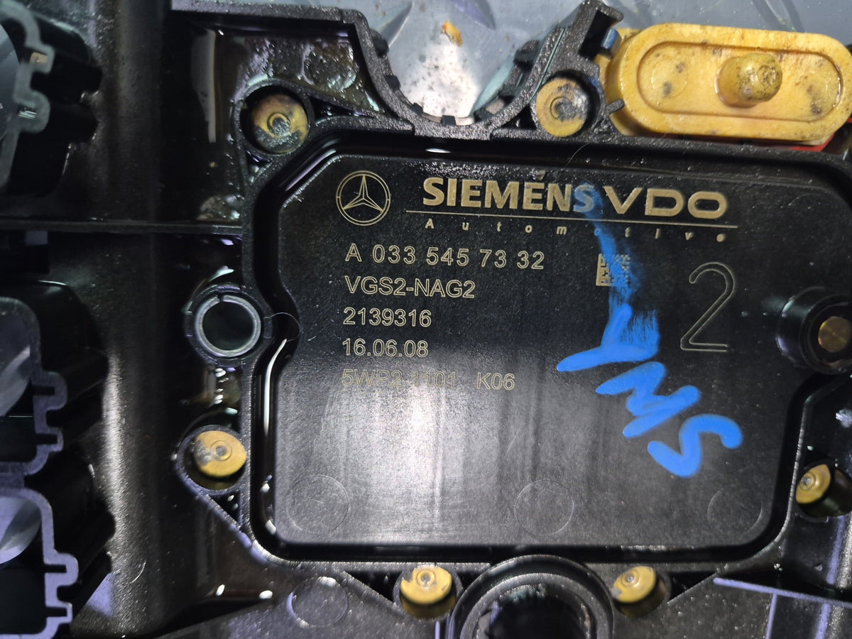 2009 Mercedes W221 S63 AMG 722.907 Transmission Valve Body Conductor Plate OEM