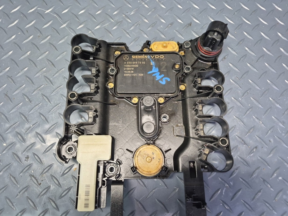 2009 Mercedes W221 S63 AMG 722.907 Transmission Valve Body Conductor Plate OEM