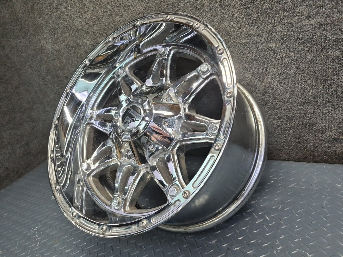 Fuel Off-road Hostage D530 Chrome Alloy R17 17" Wheel Rim 17x9J ET1 8x165.1
