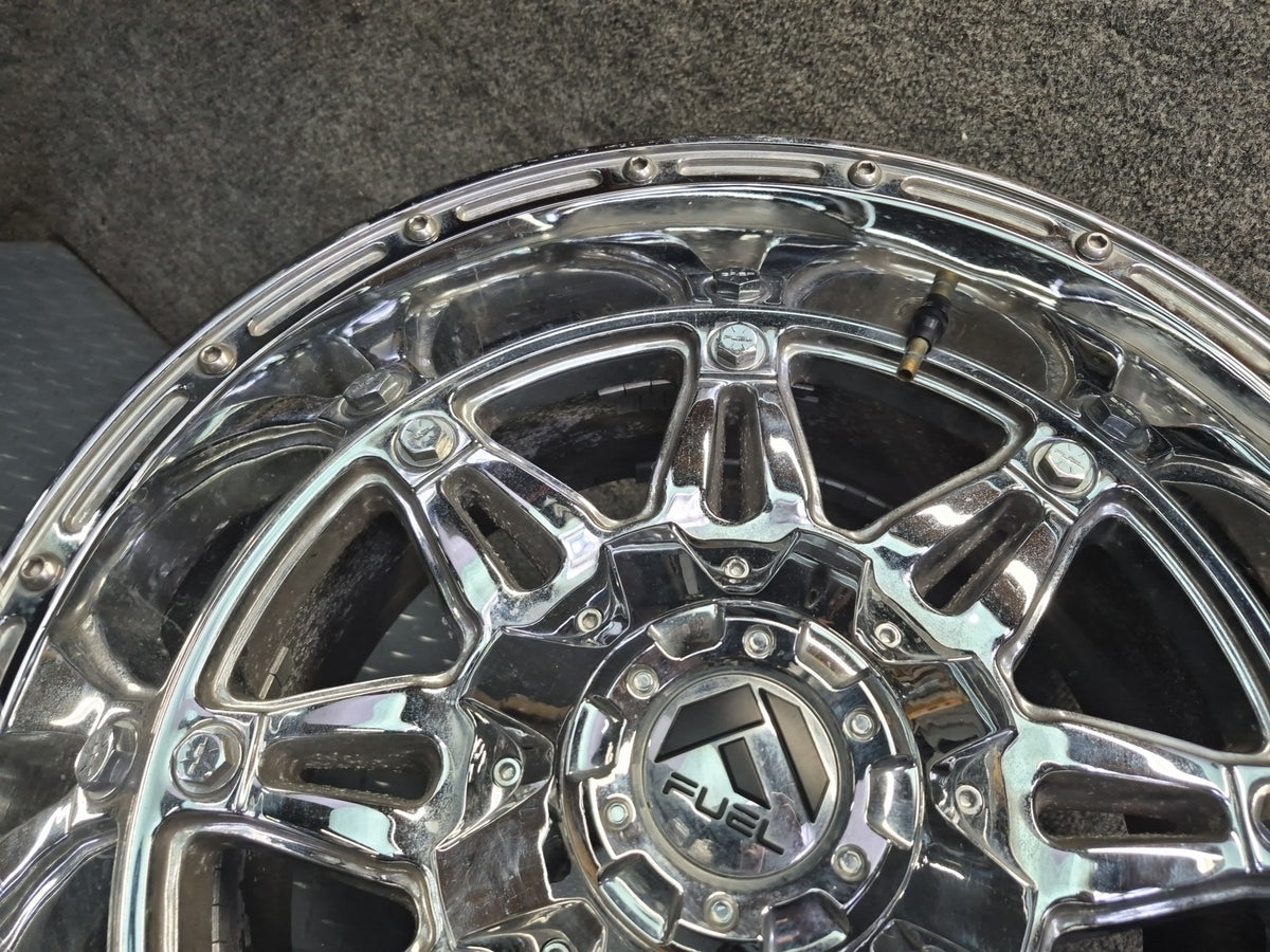 Fuel Off-road Hostage D530 Chrome Alloy R17 17" Wheel Rim 17x9J ET1 8x165.1