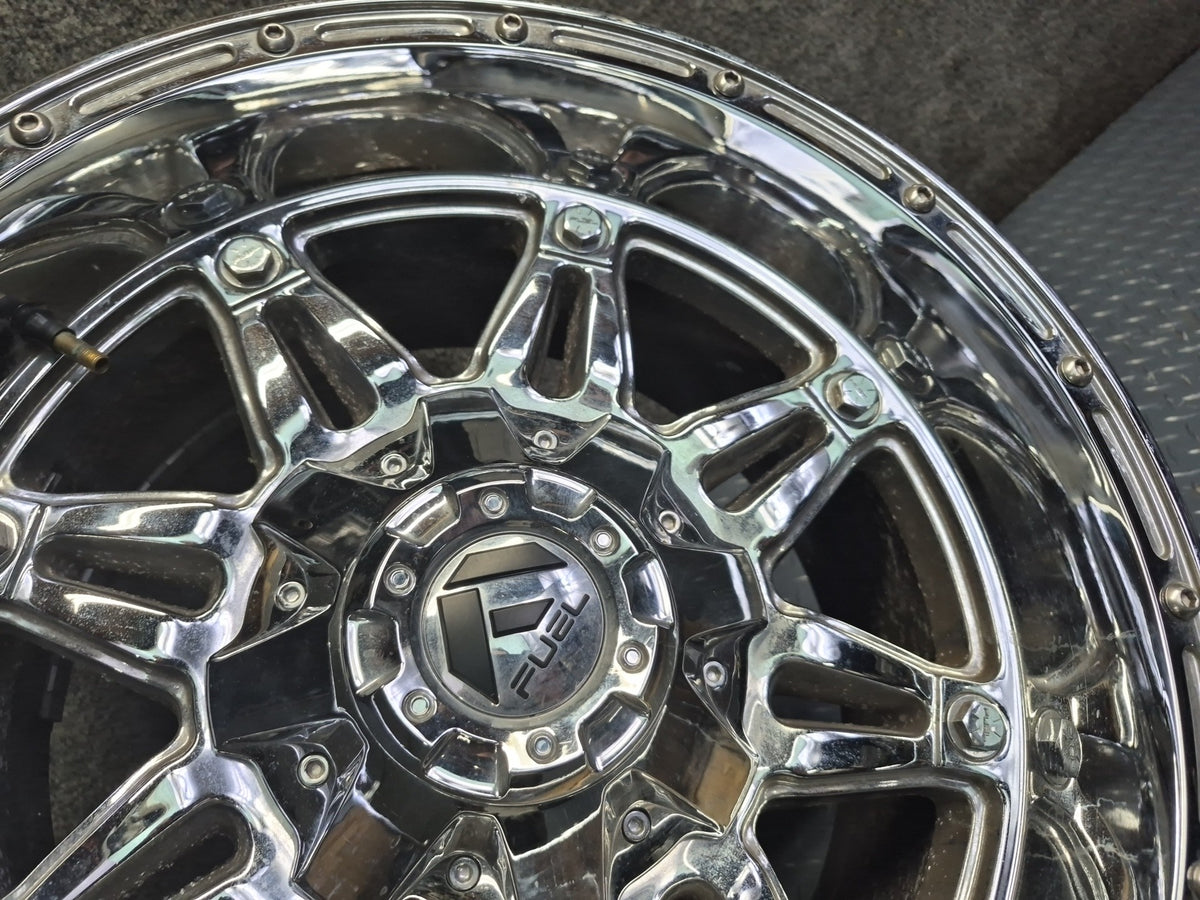 Fuel Off-road Hostage D530 Chrome Alloy R17 17" Wheel Rim 17x9J ET1 8x165.1