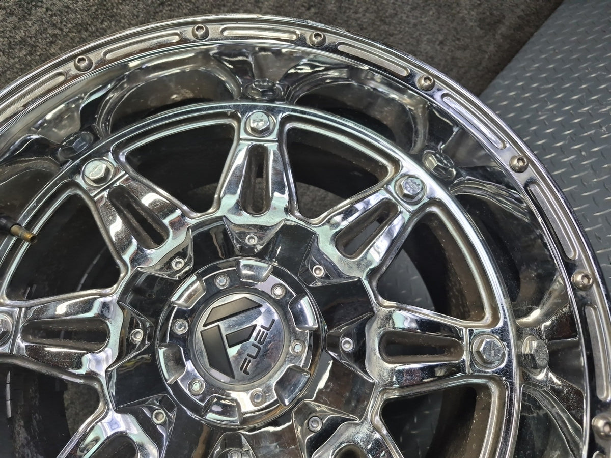Fuel Off-road Hostage D530 Chrome Alloy R17 17" Wheel Rim 17x9J ET1 8x165.1